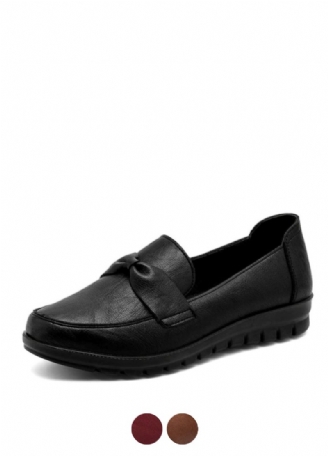 Victoria Retro Casual Loafer-sko I Læder Til Kvinder