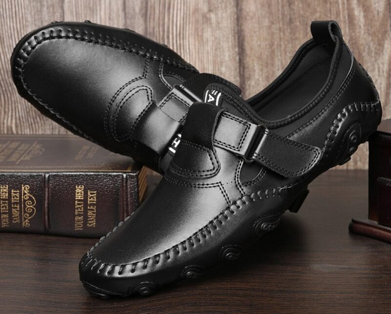 Villa Loafers Fritidssko Til Mænd - Sort