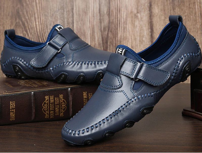 Villa Loafers Fritidssko Til Mænd - Sort