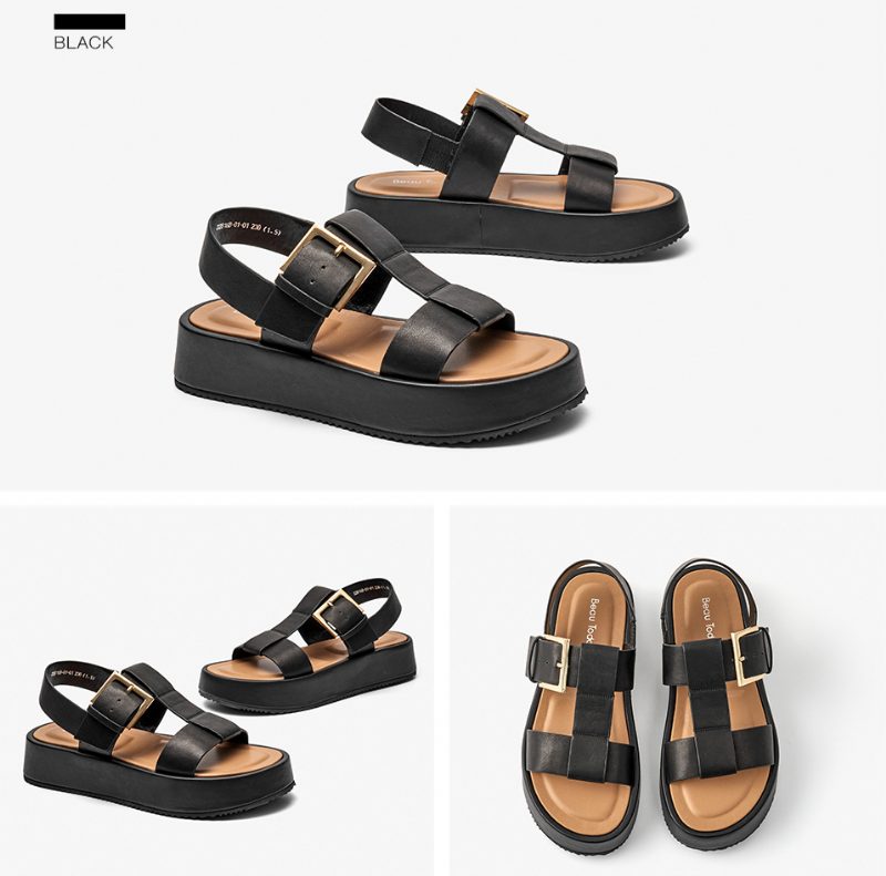 Viloria Damesandaler - Sort