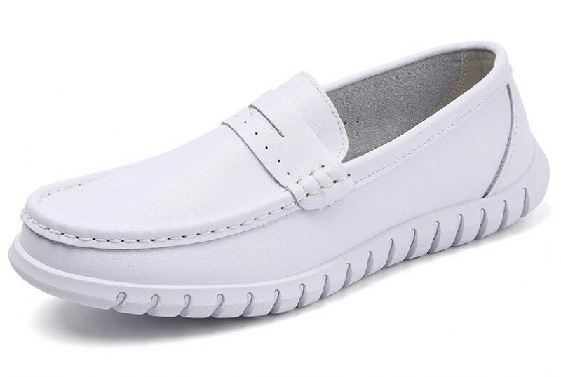 Viltrum Loafers Luksussko Til Mænd - Hvid