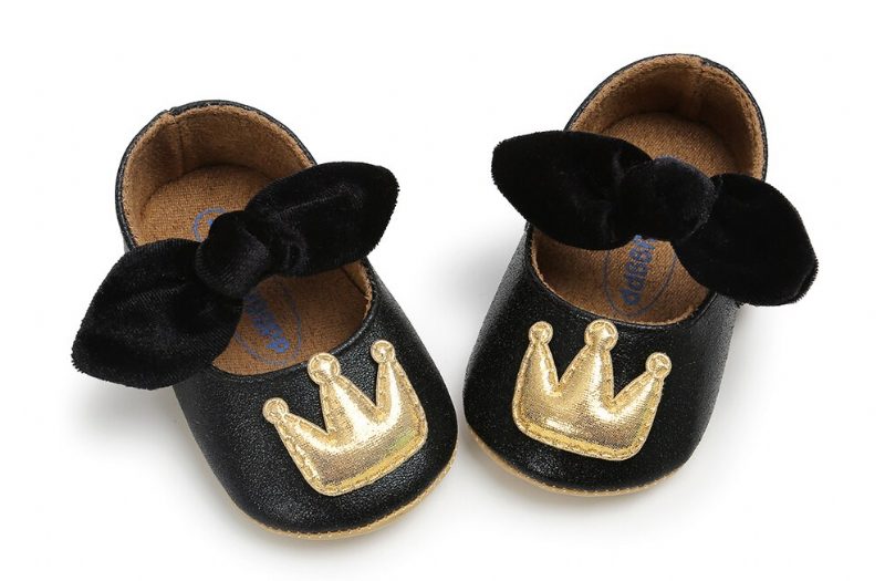 Virginia Baby Piger Flade Sko - Sort