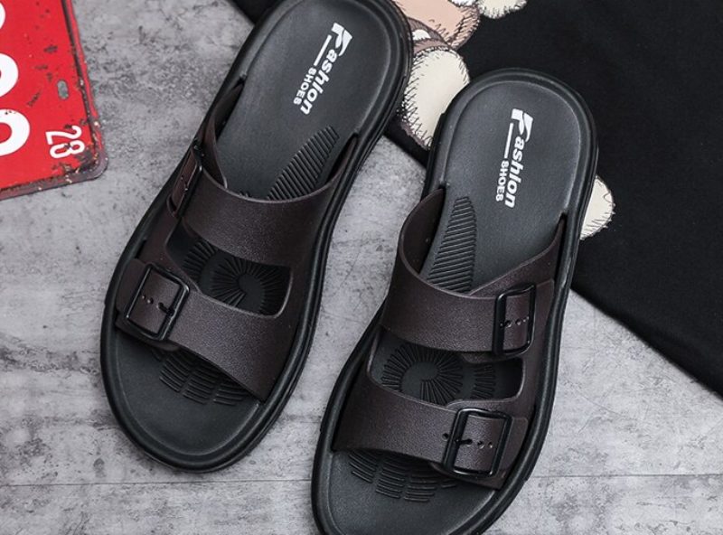 Vitaly Mænds Mode Sandal - Sort
