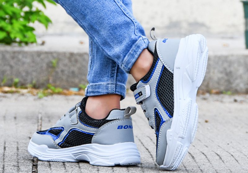 Waivi Unisex Casual Sneaker Til Børn - Grå