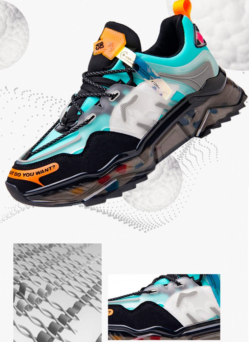 Wald Mode Sneakers Til Mænd - Blå