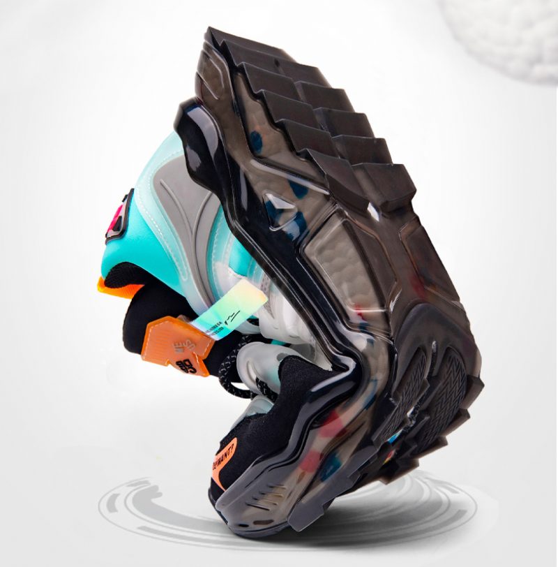 Wald Mode Sneakers Til Mænd - Blå