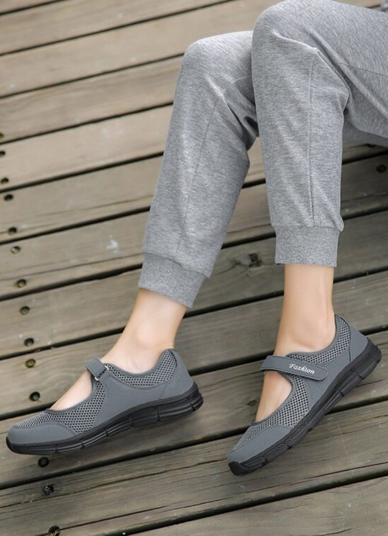 Walker Sorte Slip-on Sko Til Kvinder - Sort