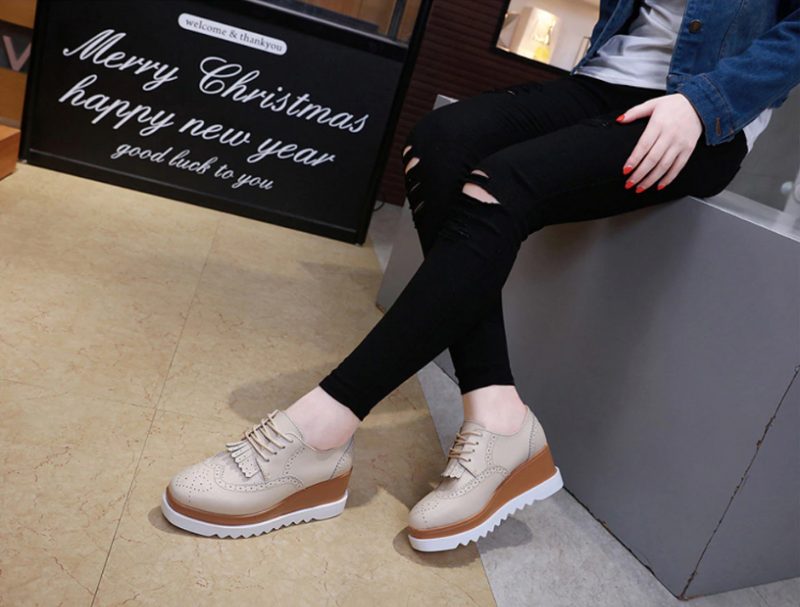 Wayne Wedges-sko Til Kvinder - Beige