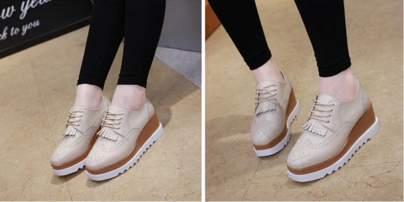 Wayne Wedges-sko Til Kvinder - Beige