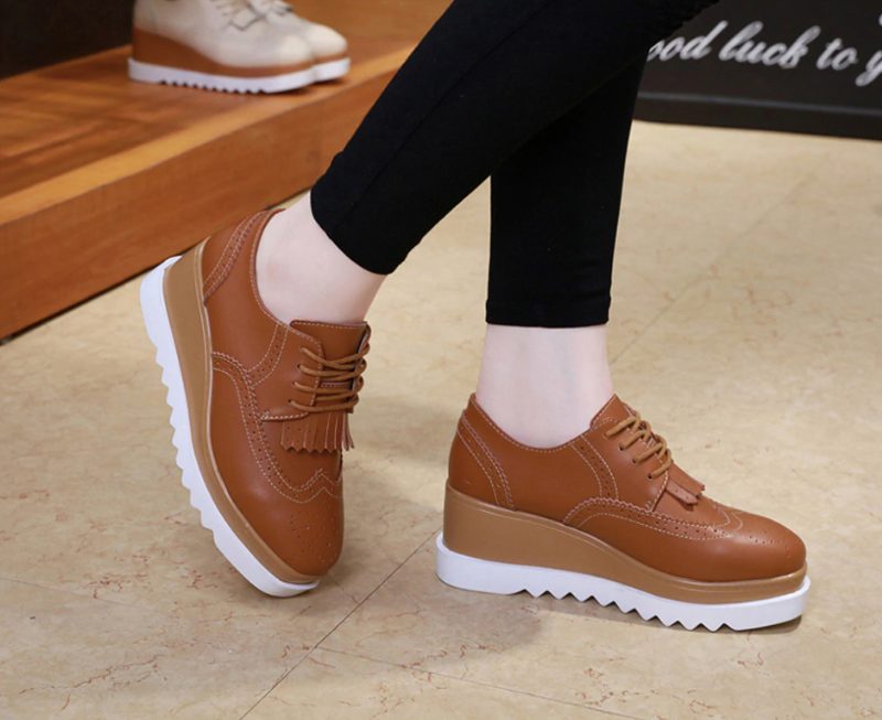 Wayne Wedges-sko Til Kvinder - Beige