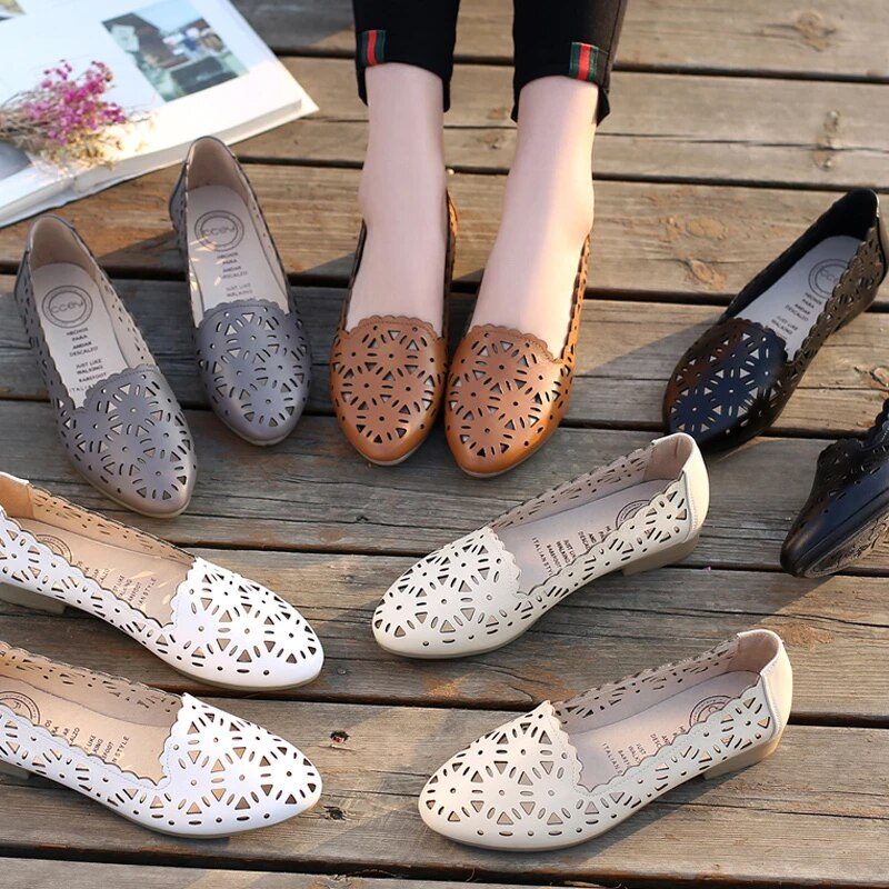 Wissal Dame Loafer Sko - Hvid