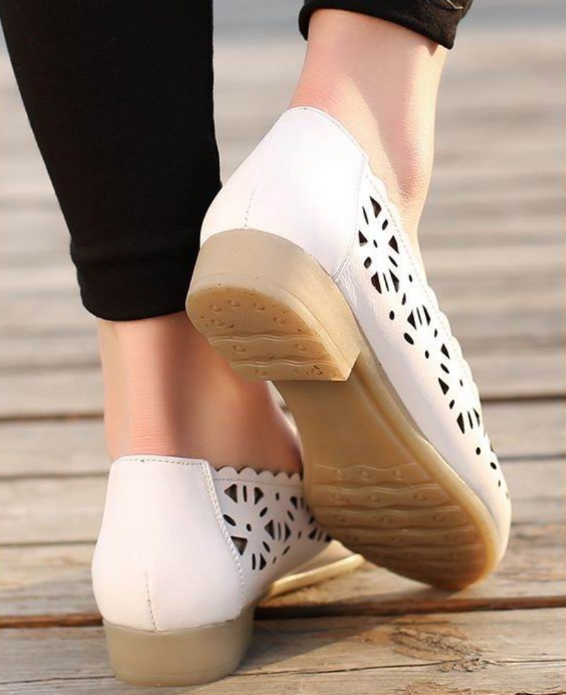 Wissal Dame Loafer Sko - Hvid