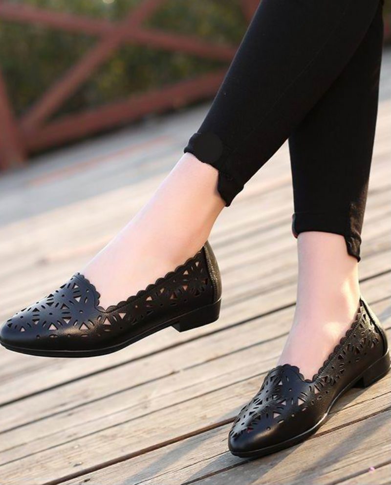 Wissal Dame Loafer Sko - Hvid
