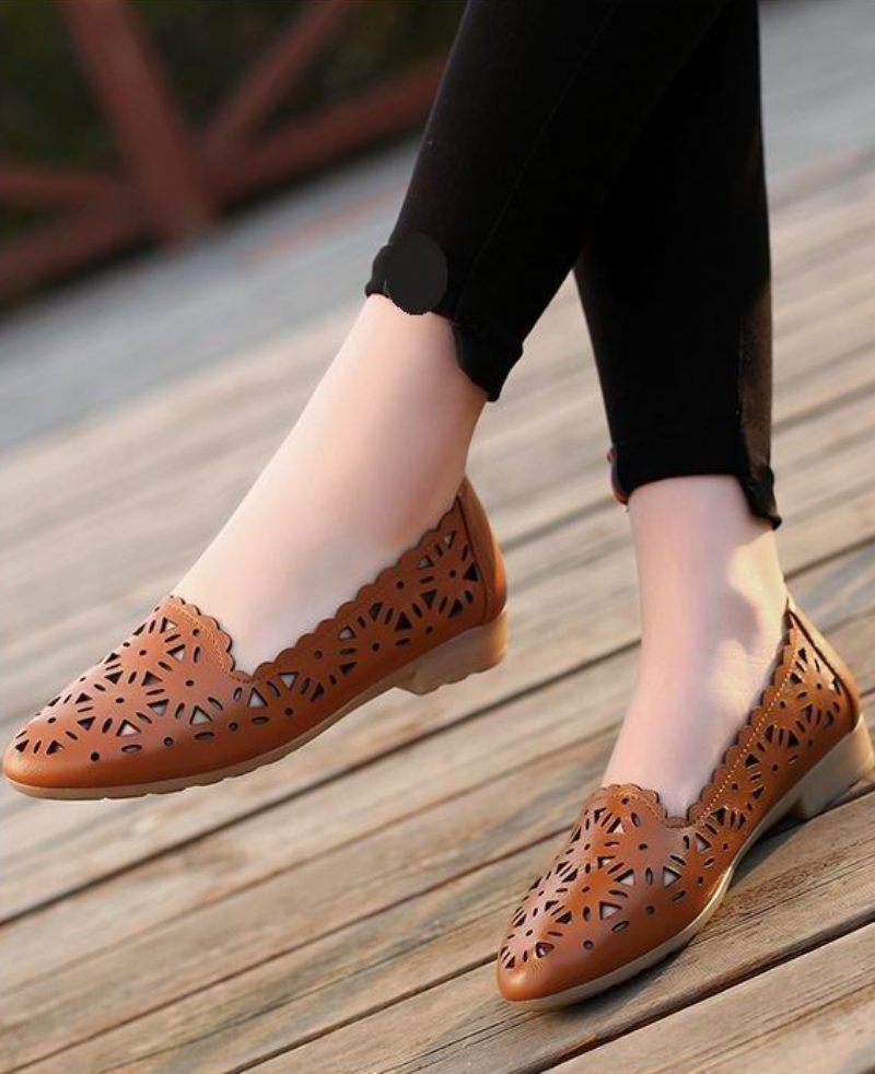 Wissal Dame Loafer Sko - Hvid