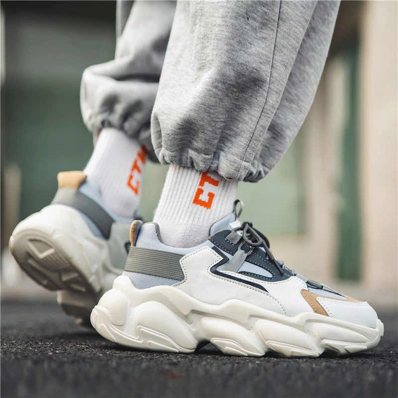 Yang Casual Sneakers Til Mænd - Hvid