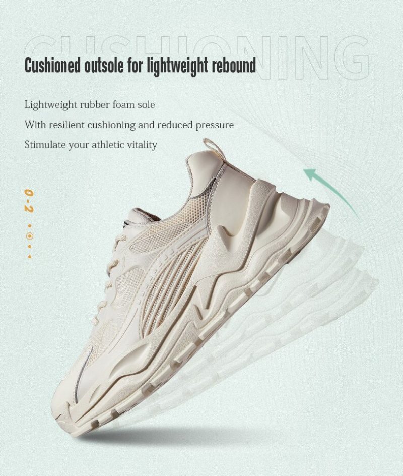 Yared Platform Sneakers Til Mænd - Sort