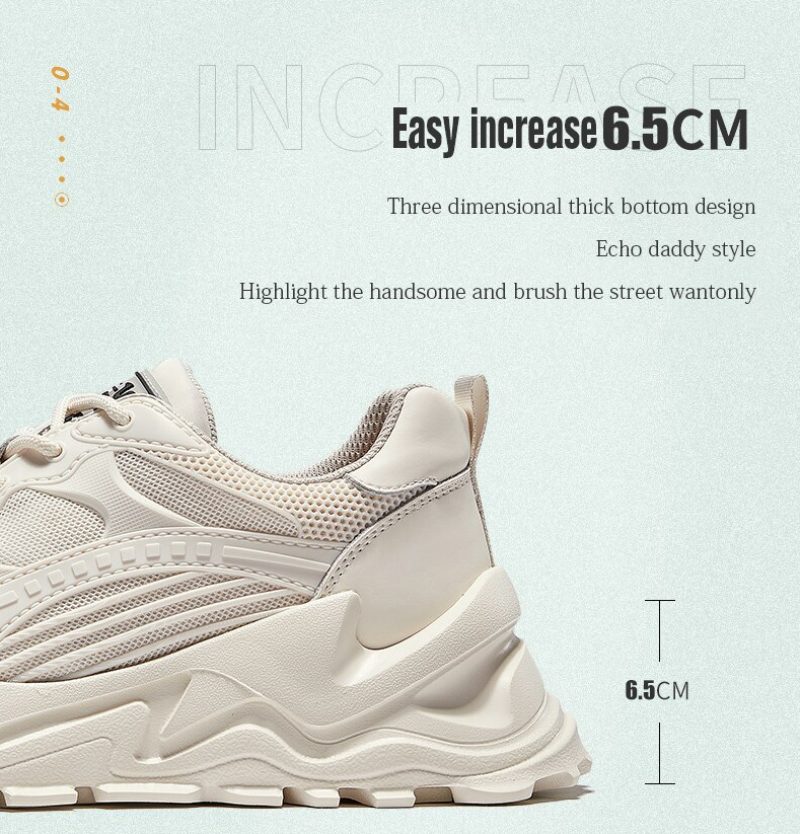 Yared Platform Sneakers Til Mænd - Sort