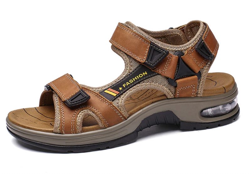 Yeimi Afslappet Sandal Til Mænd - Sort