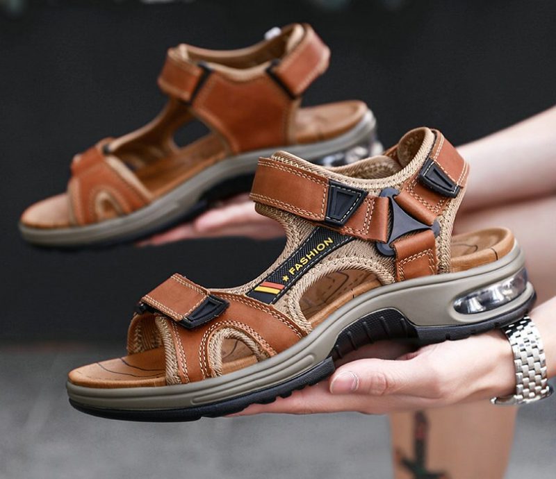 Yeimi Afslappet Sandal Til Mænd - Sort