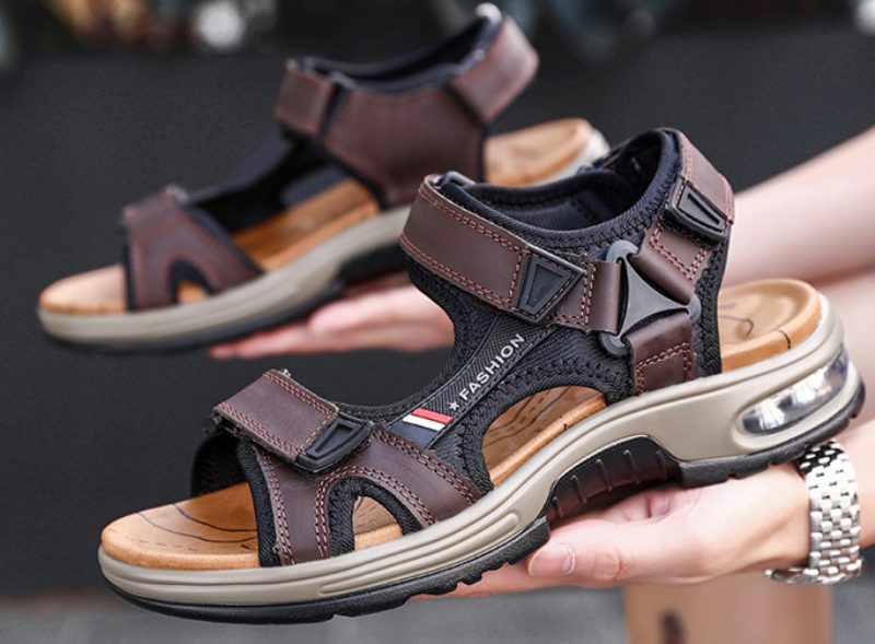 Yeimi Afslappet Sandal Til Mænd - Sort