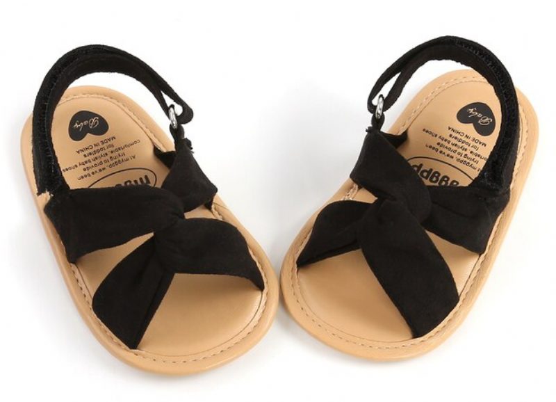 Yeli Babypigers Afslappede Sandal - Sort