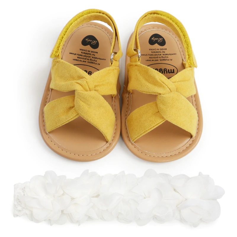 Yeli Babypigers Afslappede Sandal - Sort