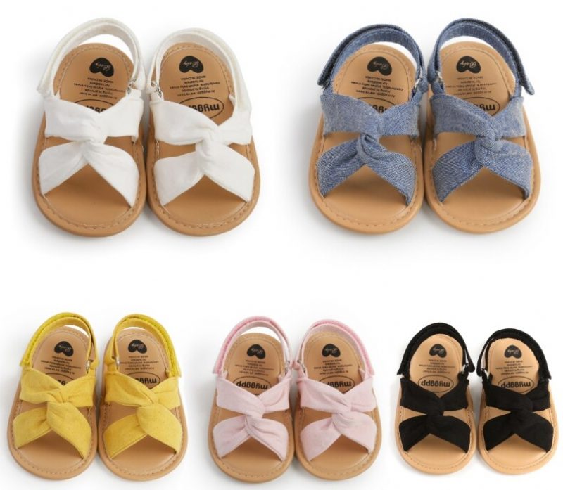 Yeli Babypigers Afslappede Sandal - Sort