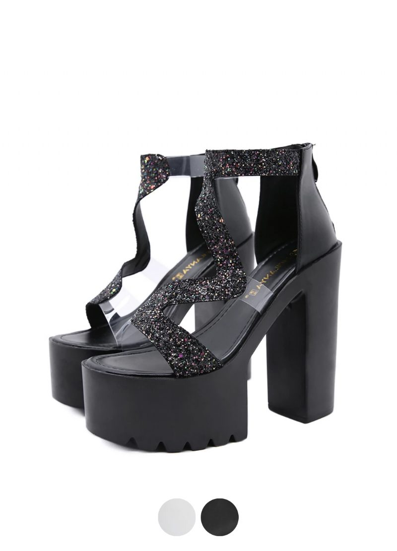 Yerssy Højhælet Sandal Til Kvinder Med Åben Tå