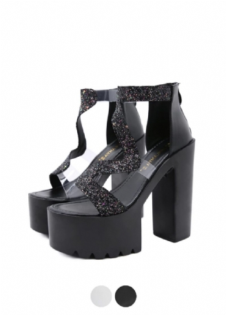 Yerssy Højhælet Sandal Til Kvinder Med Åben Tå
