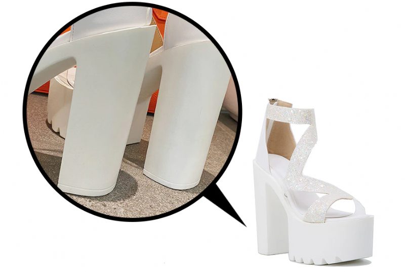 Yerssy Højhælet Sandal Til Kvinder Med Åben Tå - Sort