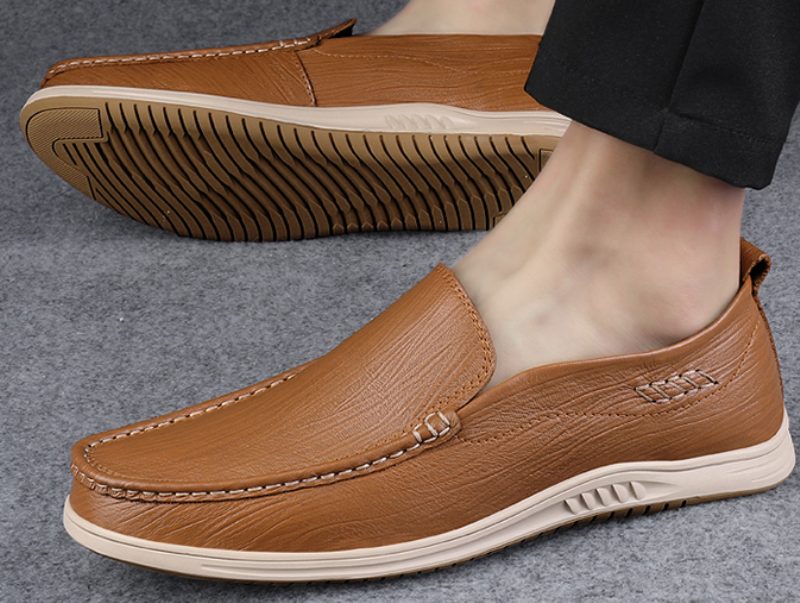 Yesid Loafer Fritidssko Til Mænd - Brun