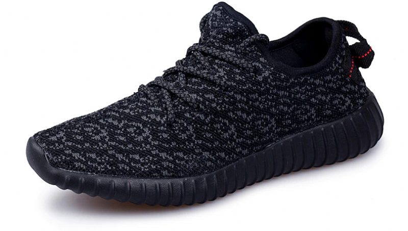 Yezy Åndbar Mesh-sneaker Til Mænd - Sort