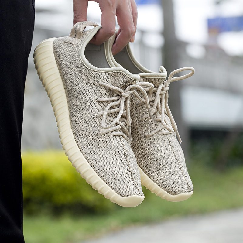 Yezy Åndbar Mesh-sneaker Til Mænd - Sort