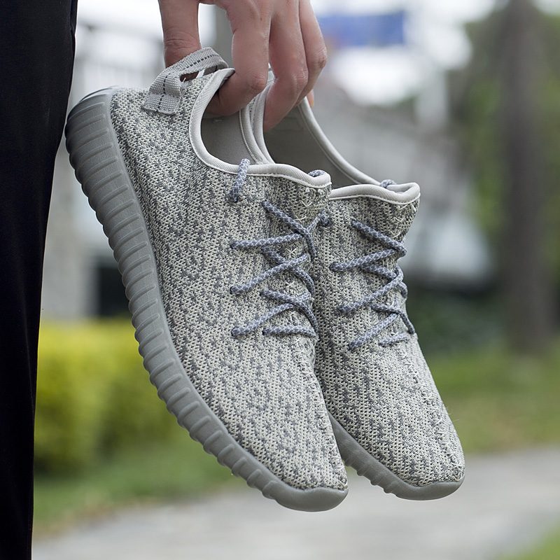 Yezy Åndbar Mesh-sneaker Til Mænd - Sort