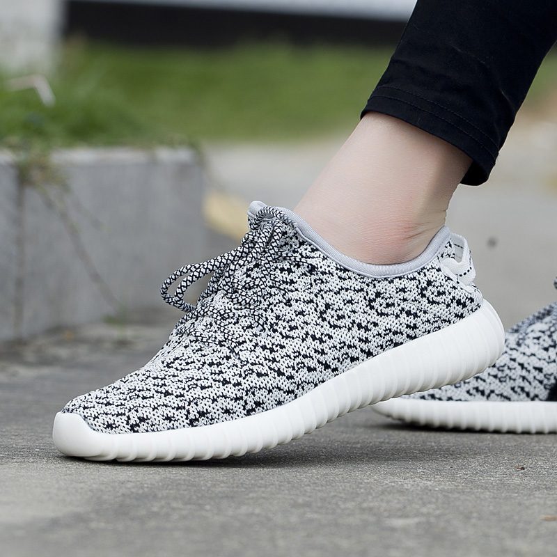 Yezy Åndbar Mesh-sneaker Til Mænd - Sort