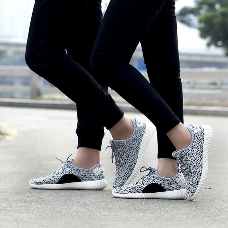 Yezy Åndbar Mesh-sneaker Til Mænd - Sort