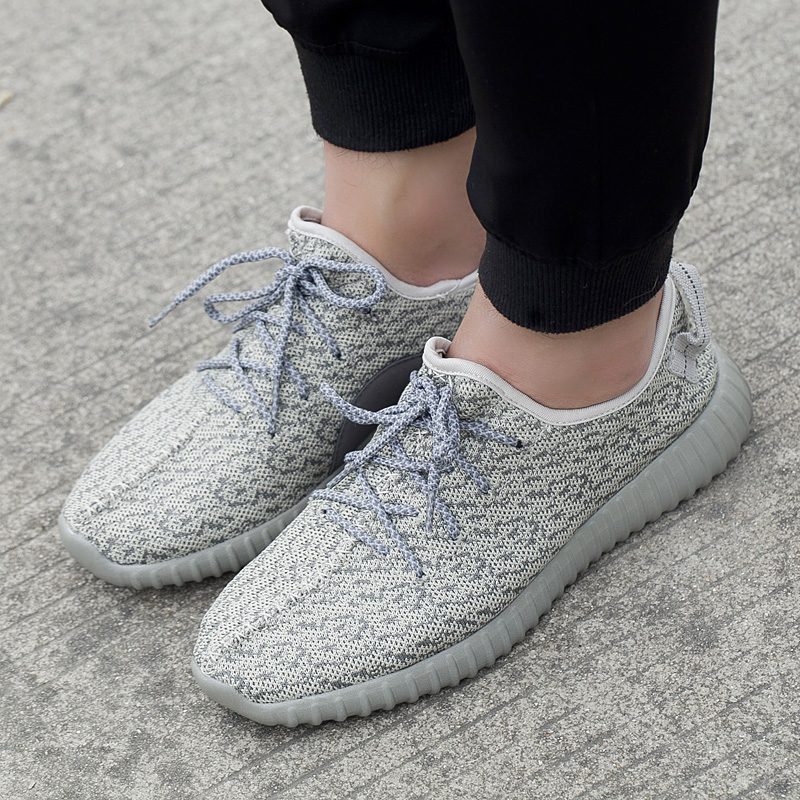 Yezy Åndbar Mesh-sneaker Til Mænd - Sort