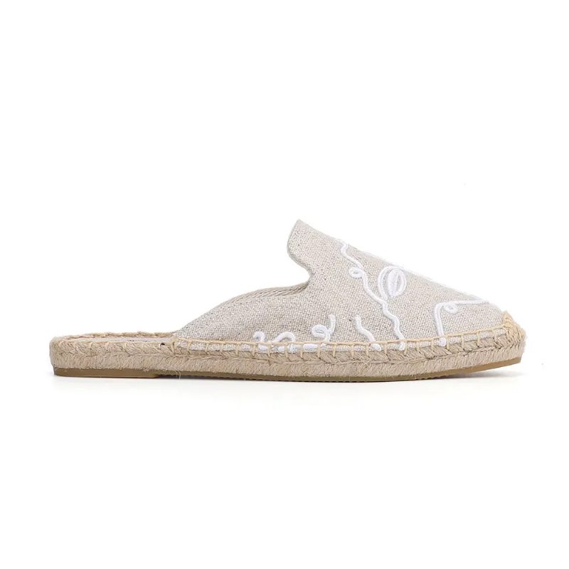 Yolanda Mules Espadrilles Til Kvinder - Marineblå