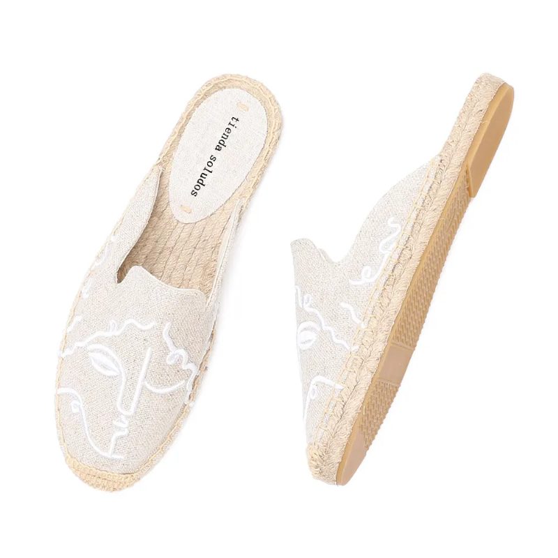 Yolanda Mules Espadrilles Til Kvinder - Marineblå