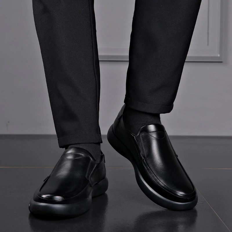 Yony Loafers Dress Sko Til Mænd - Sort