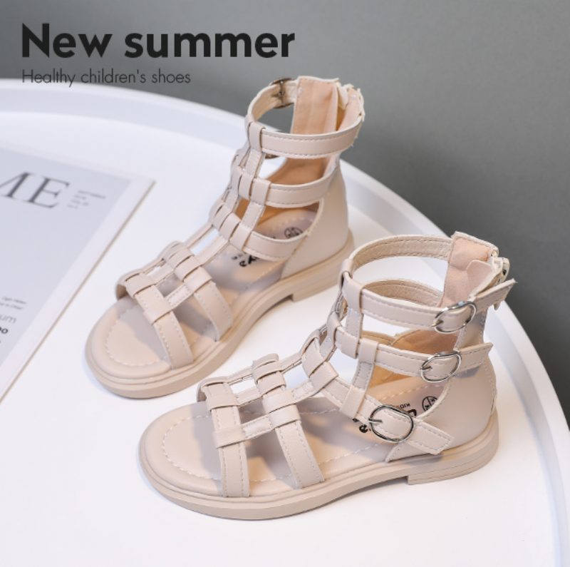 Yuri Piger Gladiator Sandal - Beige