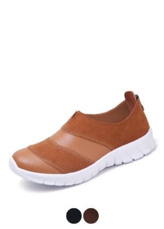 Yusuf Dame Loafer Slip-on Læder Fall Fashion Flade Sko