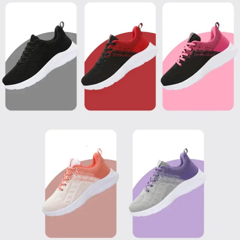 Zazu Åndbar Mesh Løbesko Til Kvinder - Sort Pink