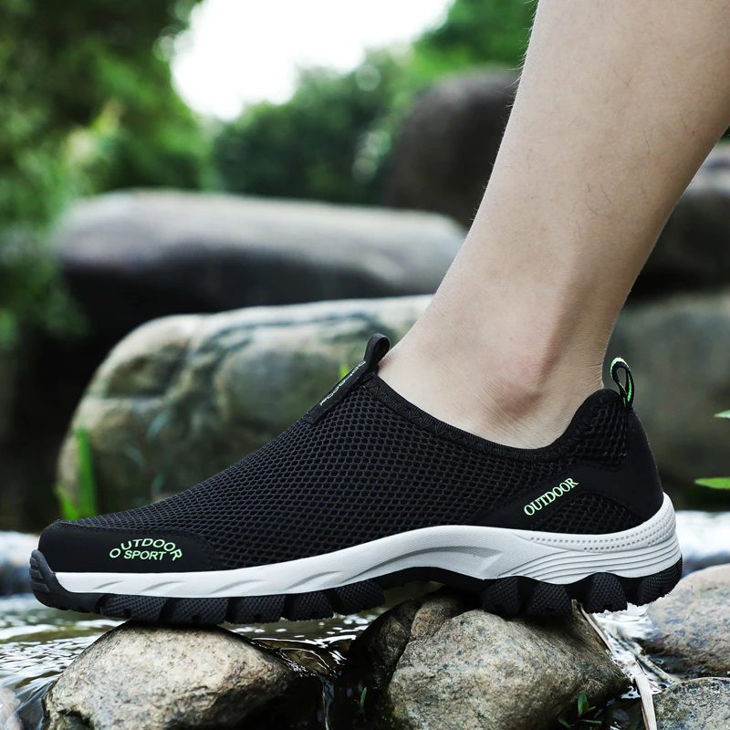 Zeki Slip-on Sneaker Til Mænd - Blå