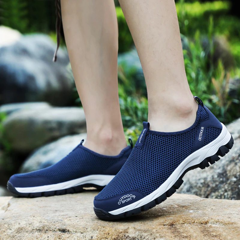 Zeki Slip-on Sneaker Til Mænd - Blå