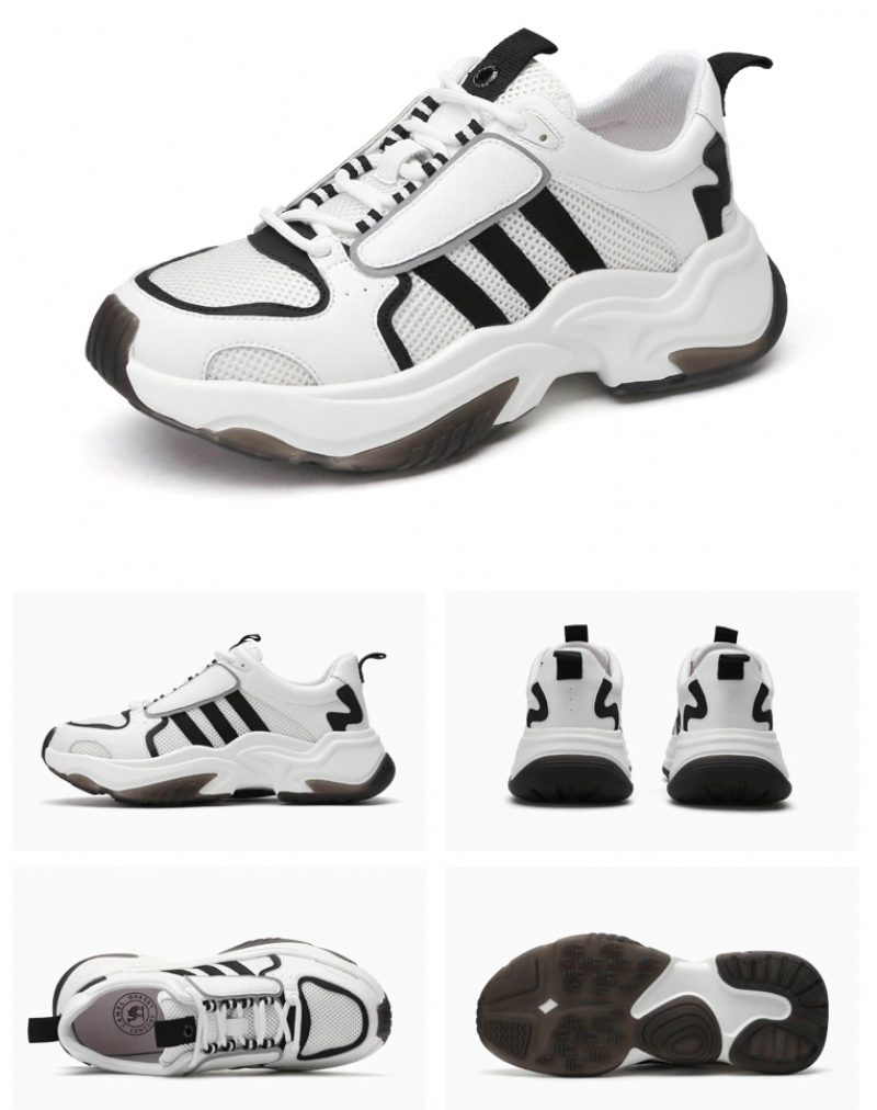 Zeraffin Mode Sneakers Til Mænd - Hvid