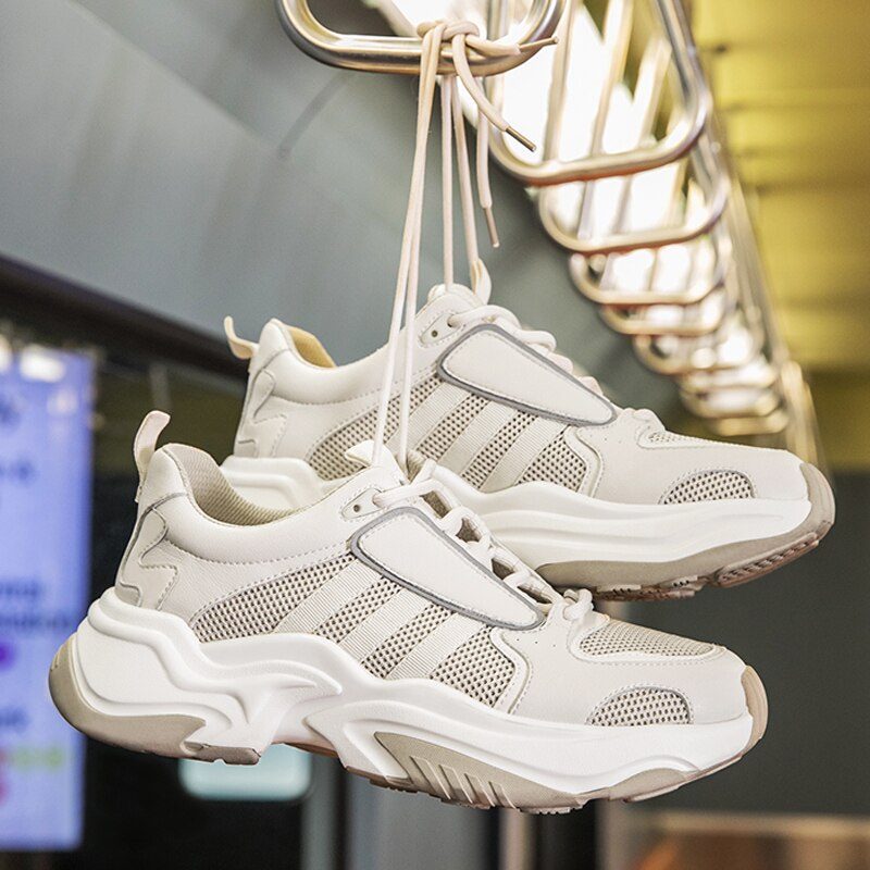 Zeraffin Mode Sneakers Til Mænd - Hvid