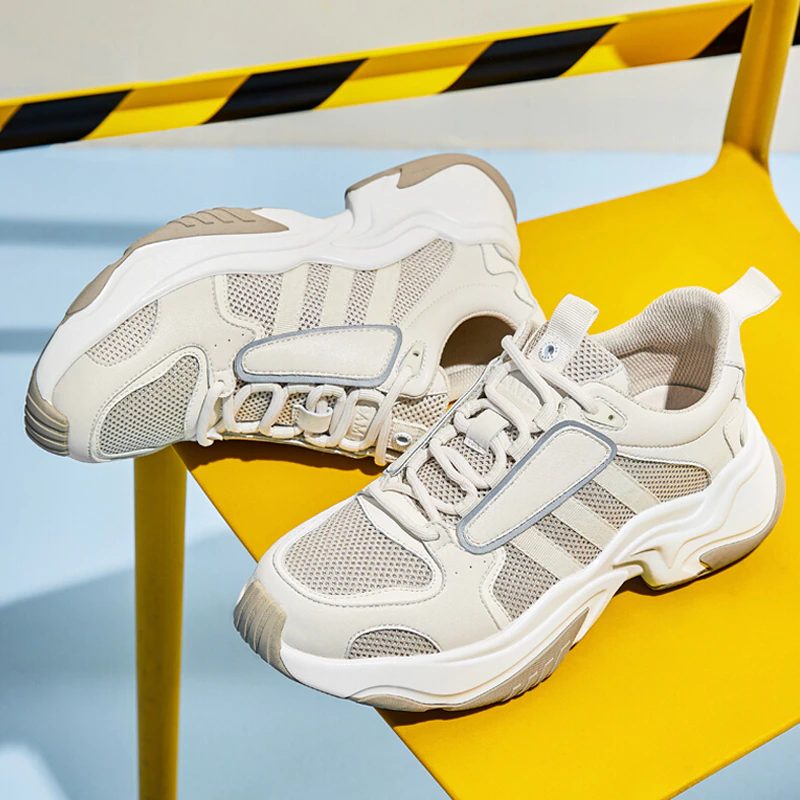 Zeraffin Mode Sneakers Til Mænd - Hvid