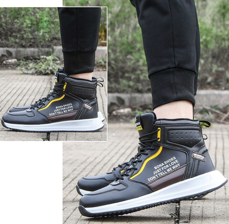 Zilicen Varme Sneakers Til Mænd - Sort