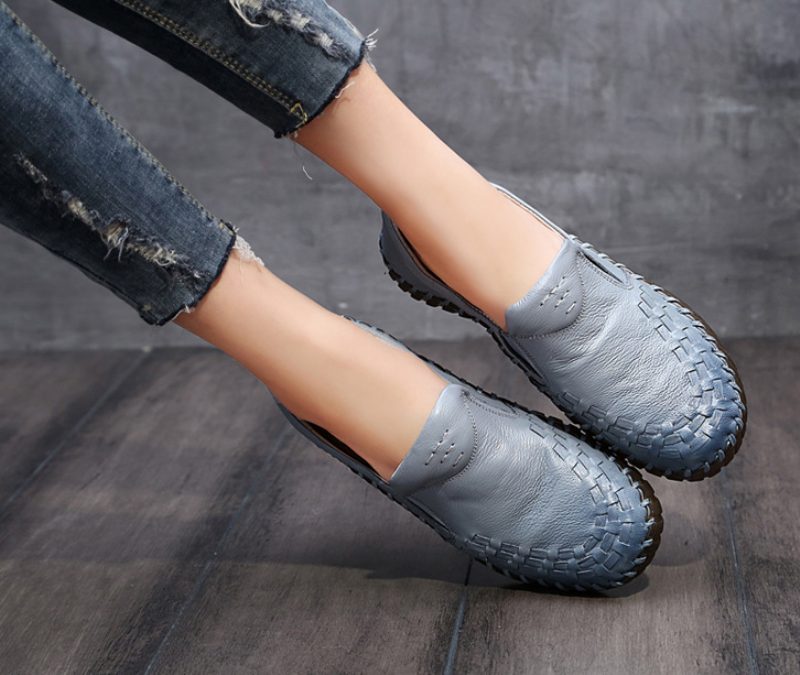 Zurie Dame Loafer Sko - Beige